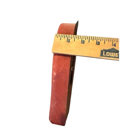 VTG Wooden Apple Wall Clock School Classroom Kitchen Retro Cottagecore READ!! - Picture 4 of 10